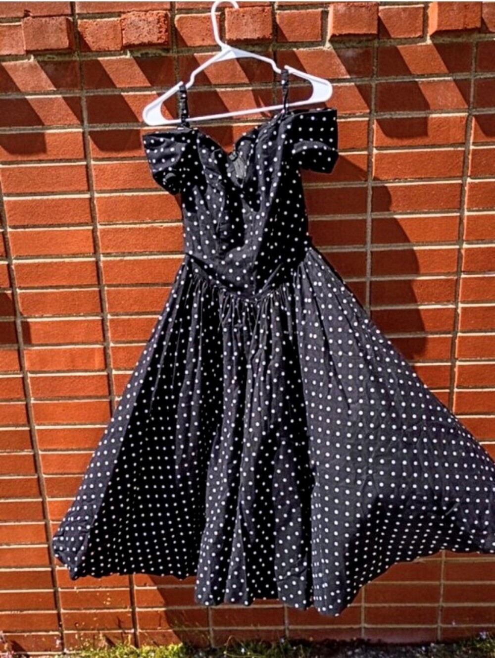 I. Magnin Polka Dot Vintage Dress sz 10